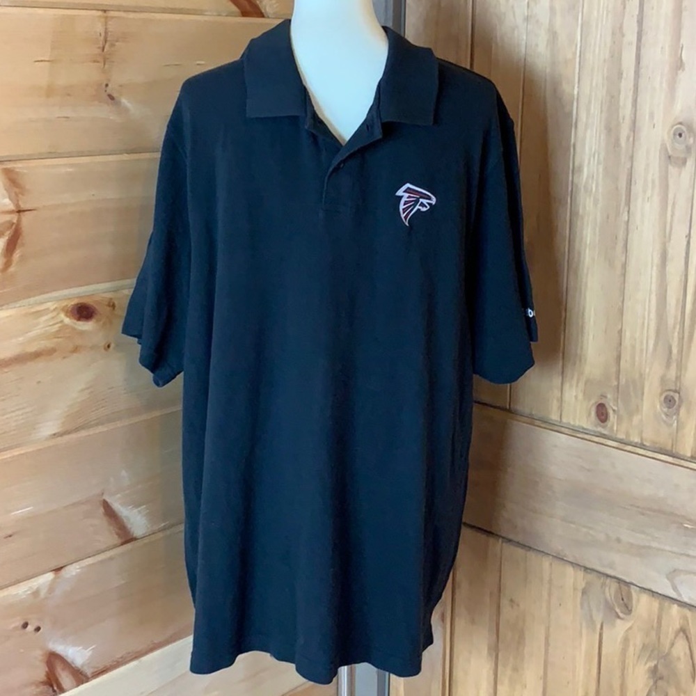 Reebok Atlanta Falcons black polo shirt Size XL
